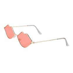 Holibanna 1 Paar Sonnenbrille retro Kussbrille LED intelligente Brille Party Frauen women sunglasses schnapsgläser modische Fotobrille Mädchen einzigartige Brillen Reisegeschenk Plastik Rosa von Holibanna