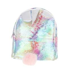 Holibanna 1 STK Einhorn Rucksack Kinderrucksack Rucksack für Damen Schultertasche Reisetasche für die Reise Pailletten-Einhorn-Rucksack Kleinkind Umhängetasche Mädchen Kindertasche Pu von Holibanna