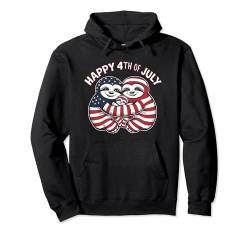 Faultier Family America USA Matching Pajamas Pullover Hoodie von Holiday 365