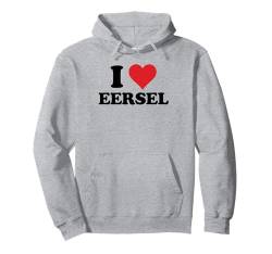 I Heart Eersel Netherlands Love Dutch Souvenir Pullover Hoodie von Holland Cities Towns Tourism Merch Tees And Stuff