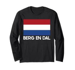 BERG EN DAL Niederlande Niederlande Flagge für Männer Frauen Langarmshirt von Holland Village Town City Merch Stuff