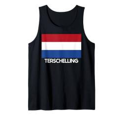 TERSCHELLING Niederlande Niederlande Flagge für Männer Frauen Tank Top von Holland Village Town City Merch Stuff