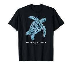 Hollywood Beach FL Florida Urlaub Meeresschildkröte Souvenir T-Shirt von Hollywood Beach FL Retro Vintage Apparel