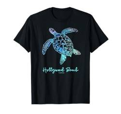 Hollywood Beach FL Florida Urlaub Meeresschildkröte Souvenir T-Shirt von Hollywood Beach FL Retro Vintage Apparel