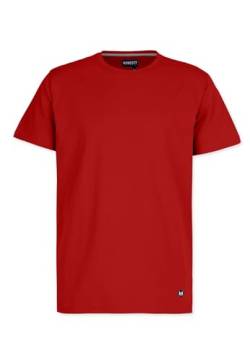 Honesty Rules Unisex Kurzarm T-Shirt Basic aus Bio-Baumwolle, red, Gr. XXL von Honesty Rules