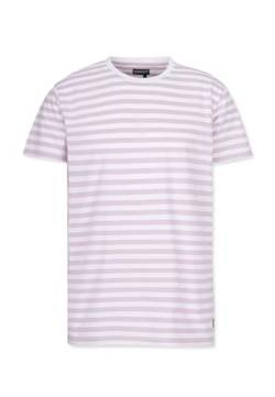 Honesty Rules Unisex Kurzarm T-Shirt Striped aus Bio-Baumwolle, faded-pink, Gr. L von Honesty Rules