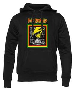 Bad Brains Bad Brains Unisex Hoodie Herren Damen Schwarz Lange Ärmel Kapuzenpulli Men's Women's Black von Hopestly