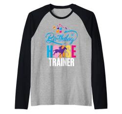 Geburtstag Pferdetrainer Raglan von Horse Trainer Gifts for Women