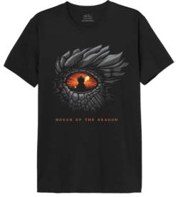 House Of the Dragon Herren Mehoftdts002 T-Shirt, Schwarz, S von House Of the Dragon