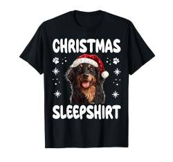 Hovawart Hunde-Nachthemd Pyjama Weihnachten Sleepshirt T-Shirt von Hovawart dog Christmas Dog Pajamas & Nightgown