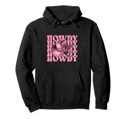 Niedliche rosa Kokette Schleifen Cowgirl Western Ästhetik Frauen Mädchen Pullover Hoodie von Howdy Pink Coquette Bow Cute Cowgirl Y2K Aesthetic