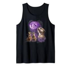 Howling at the Moon Shirt - Lustiges Erdmännchen Shirt - Erdmännchen Tank Top von Howling at The Moon Shirt and Apparel Co.