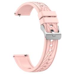 Hrtyvhin Silikon-Uhrenarmband, 18 mm, Sportarmband, Ersatz für Smartwatchs, bequeme Passform, für Männer und Frauen von Hrtyvhin