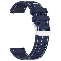 Hrtyvhin Silikon-Uhrenarmband, 22 mm, Sportarmband, Ersatz für alle Geschlechter, Smartwatchs, bequem, sowohl für Männer als auch für Frauen von Hrtyvhin