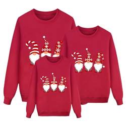 Hsternexy Weihnachtspullover Familie Set Pullover Rentier Sweatshirt Familien Outfit Set Ugly Muster Weihnachtspullis Xmas Pulli Herren Damen Kinder Pärchen Winterpullover G99 von Hsternexy