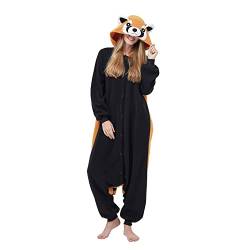 Onesie Jumpsuit Tier Ganzkörper Karneval kostüm Fasching Cosplay Persönlichkeiten Tierkostüm Herren Damen Erwachsene Onesies von Hstyle