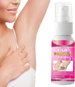 100% natürliches permanentes Haarentfernungsspray, nicht reizend und schmerzlos, Haarentfernung für Männer und Frauen, für Arm, Achselhöhle, Beine, 30 ml (Frauen) von Hualabo