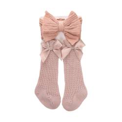 Huamengyuan Kinder baby säuglingssocken Haarbänder und Socken Unisex Baby Erstlingssöckchen Bein-und Sockenschützer Baby Mädchen Kniestrümpfe Kleinkind Kleid Socken Baby Schleife Strumpf Baumwolle von Huamengyuan