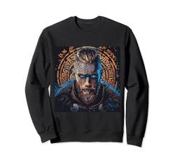 Wikinger T-Shirt Krieger Odin Vikings Thor Asgard Herren Sweatshirt von Hugin & Munin Shop