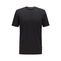 Hugo Boss Herren Kurzärmeliges Rundhalsausschnitt T-Shirt, schwarz, Mittel von Hugo Boss