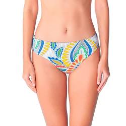 Huit Damen man-305 (floral White s) Unterwäsche im Bikini-Stil, Weiß, S von Huit