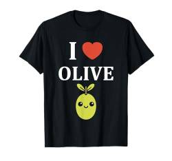 Lustiges Lebensmittel Oliven i'm a Olive T-Shirt von Humor Essen süß einfach Lustige Olive