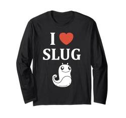 Humor Slugs insect cute minimalist simple i love Slug Langarmshirt von Humor Insect Slugs Funny slug