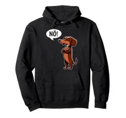 Dickköpfiger Rauhaardackel Nö Dackel Hund Lustiges Hunde Pullover Hoodie von Humorvolle Designs für Rauhaardackel Hundebesitzer