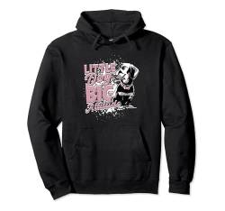 Dackel Rauhaardackel Little Dog Big Attitude Pullover Hoodie von Hundebesitzer Hund Hundehalter Hunde Hundesport