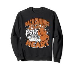 Dackel Rauhaardackel Sweatshirt von Hundebesitzer Hund Hundehalter Hunde Hundesport