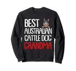 Hunde Mama Dog Mom | Blue Heeler Cattle Sweatshirt von Hunderasse Blue Heeler Cattle Geschenk für Frauen