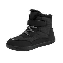 Hunpta Damen Winterstiefel Wasserdicht Warm gefütterte Schneestiefel Winterstiefel Schneestiefel für DamenStiefel Flach Winter Kurzschaft Stiefel Boots Schuhe von Hunpta