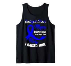 Huntington-Aufklärungsmutter Blue Ribbon Mutter Tank Top von Huntingtons Disease Awareness Products (Lwaka)