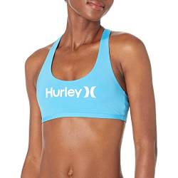 Hurley Damen Oao Solid Scoop Top Bikini, High Tide, L von Hurley