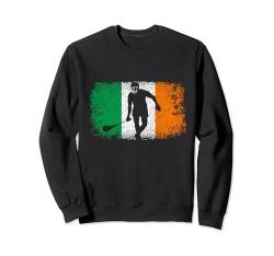 Irische Flagge schleudern Sweatshirt von Hurling Irish Sports Ireland Apparel