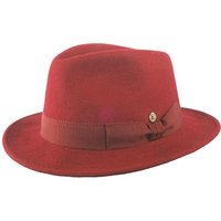 Fedora Damenhut Bergamo rot M von Hut Styler