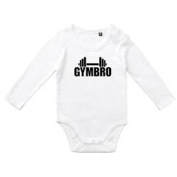 Huuraa Baby Body Gymbro Hantel Unisex Langarm Strampler Größe 62 mit Motiv für alle Sport und Fitness Fans Geschenk Idee für Neugeborene und Kleinkinder von Huuraa