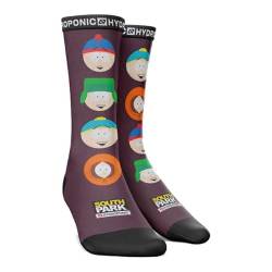 HYDROPONIC Unisex Sk South Park socken, 10-Big Heads Burgundy, M von Hydroponic