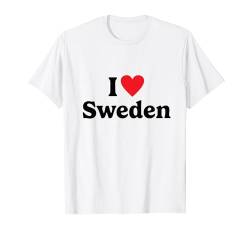 I love Sweden T-Shirt von I love Countries