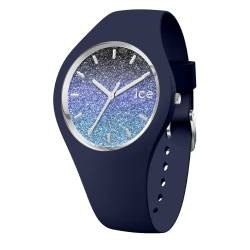 Ice-Watch - ICE glitter Midnight Blue - Blaue Damenuhr mit Silikonarmband - 021079 (Medium) von ICE-WATCH