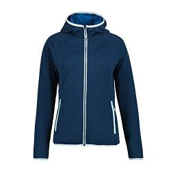 ICEPEAK Midlayer Berryville mit Kapuze für Damen, Farbe:Blau, Größe:S von ICEPEAK