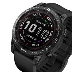 IENYU Edelstahlgehäuse für Garmin Fenix 7 7X 5 5Plus 6 6X Pro SmartWatch Lünette Ring Styling Kleber Metall Abdeckung Zubehör, 26mm Fenix 6X Pro, Achat von IENYU