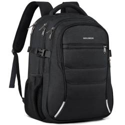 IGOLUMON Rucksack Herren Damen Groß Wasserdicht Schulrucksack Teenager Laptop Rucksack Herren 15.6 Zoll Reiserucksack Handgepäck Flugzeug für Schule Arbeit Business von IGOLUMON