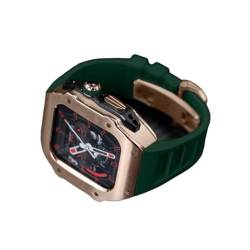 ILAZI 44 mm, 45 mm, 49 mm, robustes Edelstahl-Gehäuse, Gummi-Uhrenarmband, DIY-Mod-Kit, für Apple Watch Ultra 8, 7, 6, 5, 4, SE-Serie, Ersatzzubehör, 44mm, Achat von ILAZI