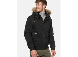 Indicode Winterjacke Herren Baumwolle, schwarz von INDICODE