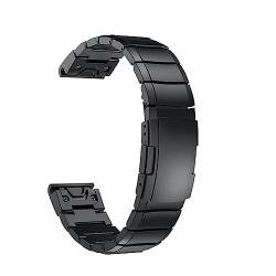 INFRI Edelstahl-Smartwatch-Armband 26, 22, 20 mm, Schnellverschluss-Armband für Garmin Fenix 7S 7 7X 6 6S 6X 5X 5 5S Plus 3 HR 935 Armband, 26mm Fenix 5X 5XPlus, Achat von INFRI