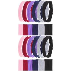 INOOMP 12 Stk Sport Stirnband Sportliches Haarband Stirnbänder Für Frauen Salon Haarband Make-up-dusche-stirnband Yoga-haarwickel Gesichtsbehaarung Fitness Atmungsaktiv Polyester Fußball von INOOMP