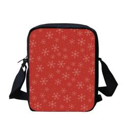 IQOPPEDR Weihnachts-Umhängetasche für Damen, modisches Design, Schultertasche mit verstellbarem Riemen, Dekorationstaschen, Weihnachten 18, Einheitsgröße von IQOPPEDR