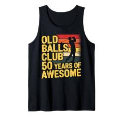 Golfing Old Balls Club 50 Years Of Awesome Golfer Geschenk Tank Top von IQTEE