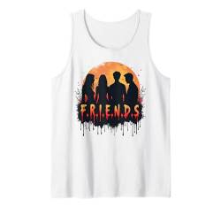 Halloween-Horror-Film, gruselige Freunde, Silhouetten-Kostüm Tank Top von IQTEE